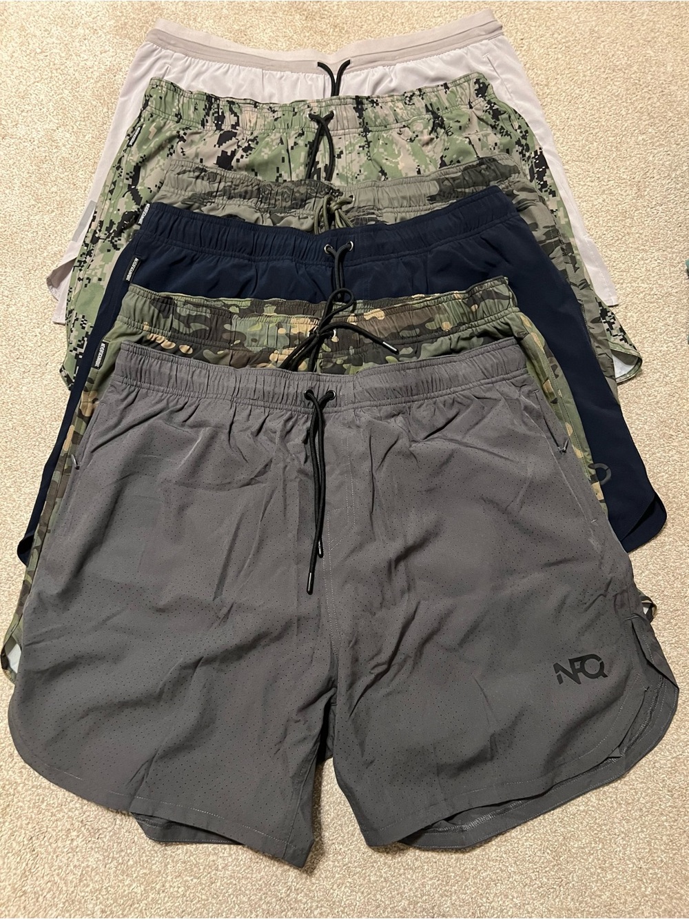 Nfq shorts with liner xxl 6 pair
